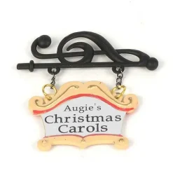 Augie's Christmas Carols Sign