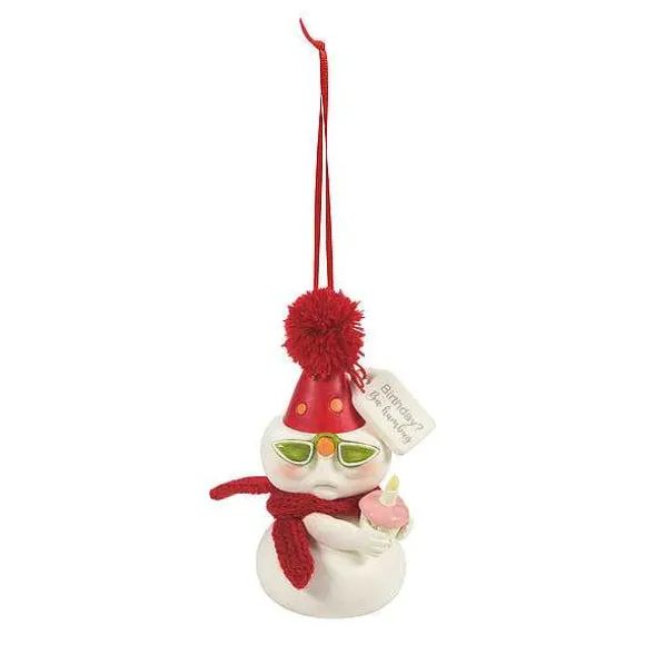 Birthday Ba-Humbug Ornament