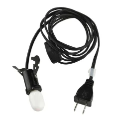 Black Single Light Cord Set #022