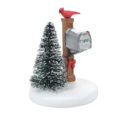 Cardinal Christmas Mailbox