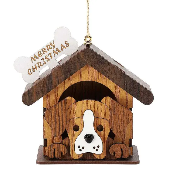 Dog In House Ornament