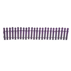 Ghoulish Purple Glitter Fence