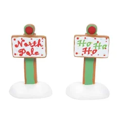 Gingerbread Xmas Signs St/2