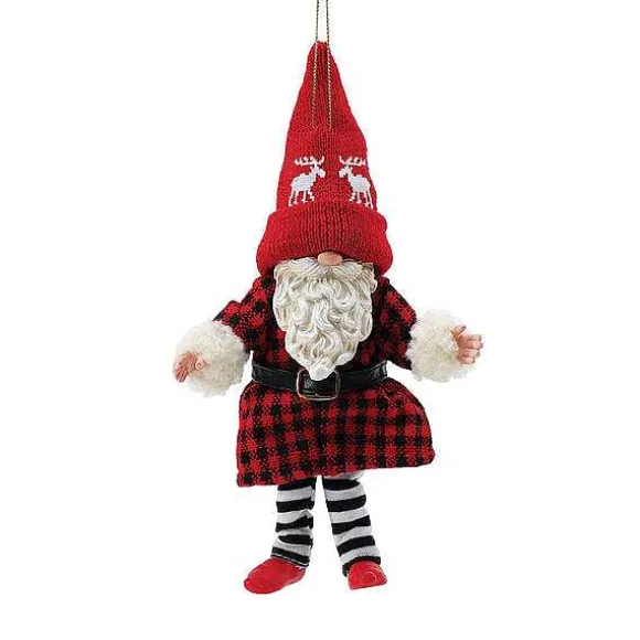 Gnome Moose Hat Orn