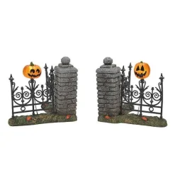 Jack Lantern Lit Fence Corners