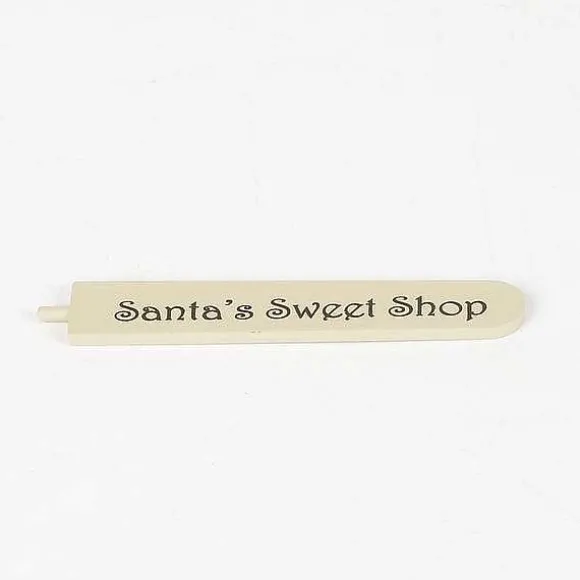 Katie's Candied Apples Santa's Sweet Shop Stick/ Sign