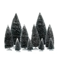 Landscape Trees Snow Road