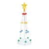 Lit Christmas Pole Tree