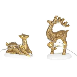 Lit Deer Yard Decor