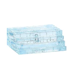 Lit Ice Castle Steps