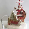 Lit Santa Yard Decor