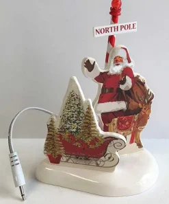 Lit Santa Yard Decor