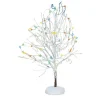 Lit White Frost Tree