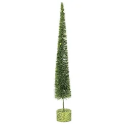 Med. Green Glitter Spike Tree
