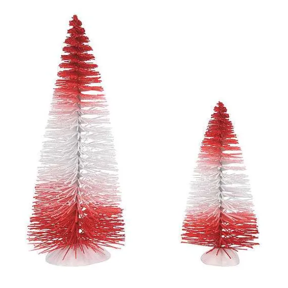 Peppermint Stripe Trees Set2