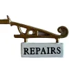 Pointy Toed Showmaker Repairs Sign