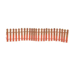 Pumpkin Orange Glitter Fence