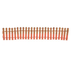 Pumpkin Orange Glitter Fence