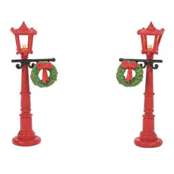 Red With Greens Street Lights