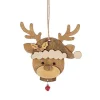 Reindeer Face Orn