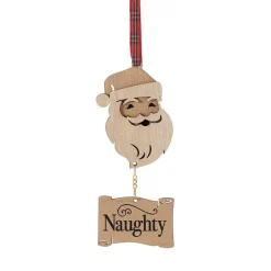 Santa Naughty/Nice Orn