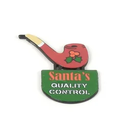 Santa's North Pole Quality Control Sign