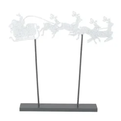 Santa's Sleigh Silhouette