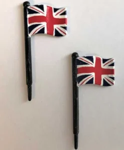 Set Of 2 Mini British Flags