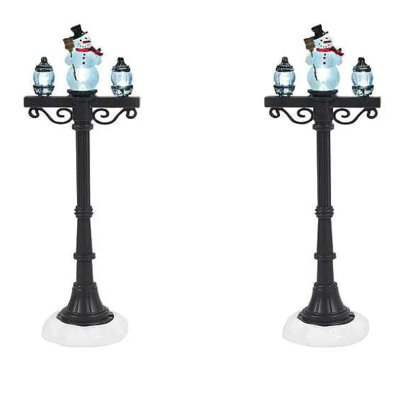 Snowman Street Lights