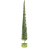 Tall Green Glitter Spike Tree