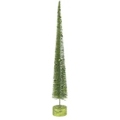 Tall Green Glitter Spike Tree