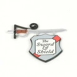 The Sword & Shield Hanging Sign