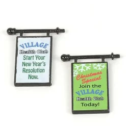 Village Health Club Sign- 2 Sided