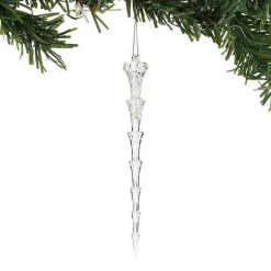 Xmbar Clear Icicle Orn